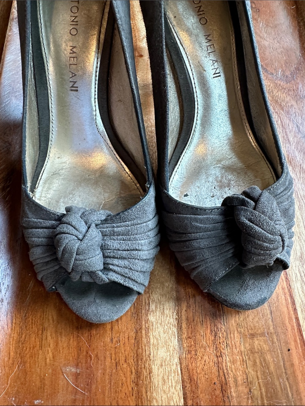 ANTONIO MELANI Peep-Toe Heels - Picture 2 of 7